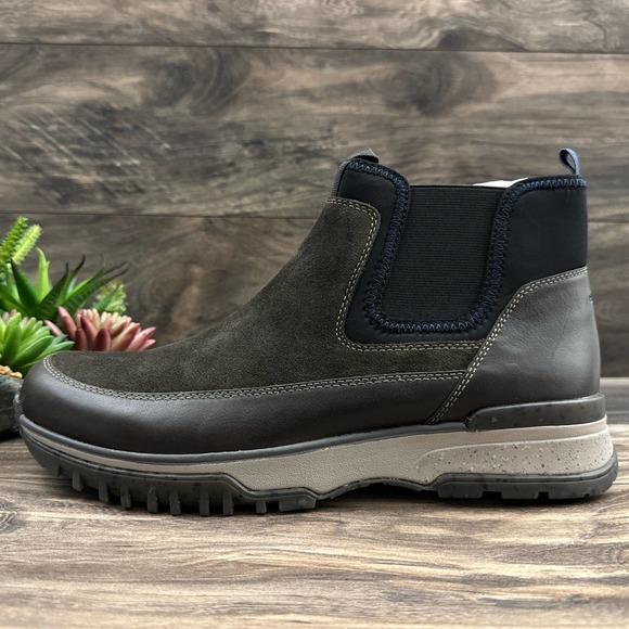 NIB Earth Elements 10.5M Skill Chukka Snow Winter Lug Sole Boots Suede Charcoal - Picture 5 of 11